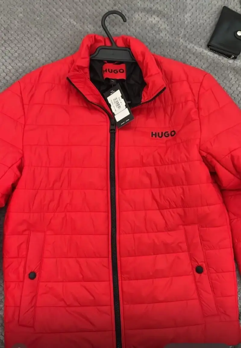 Chaqueta acolchada roja Hugo