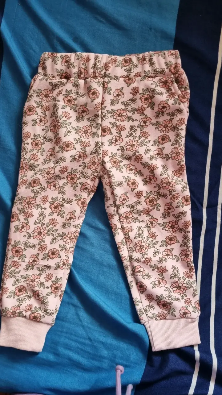 Pantalones florales para niña - 1