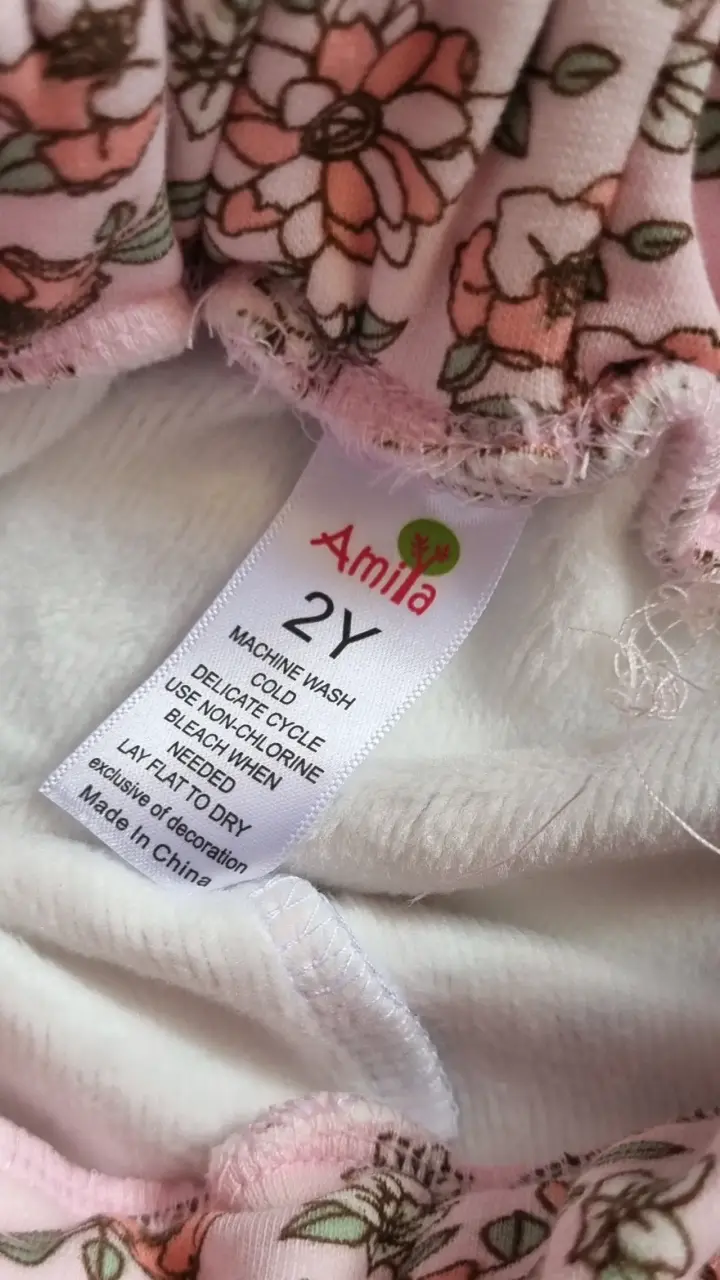 Pantalones florales para niña - 2