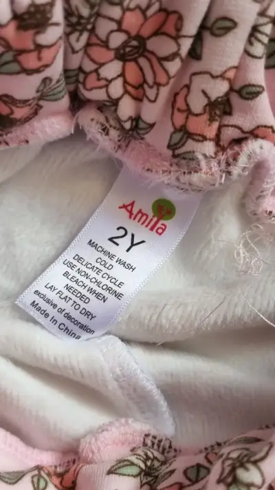 Pantalones florales para niña - miniatura 2