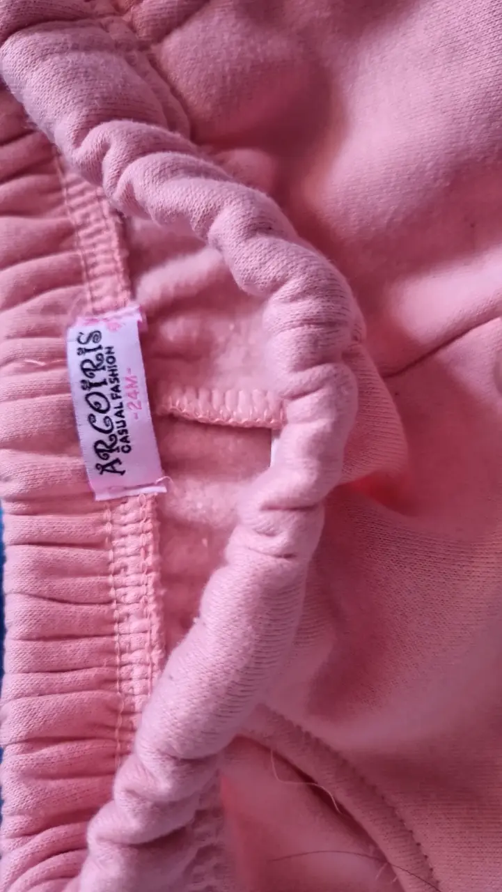Pantalones rosados de bebé - 2
