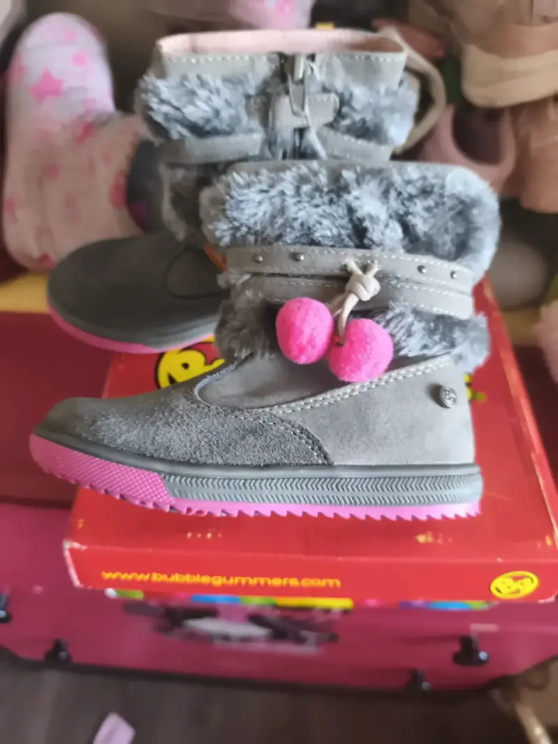 Botas infantiles grises Bubblegummers - 2
