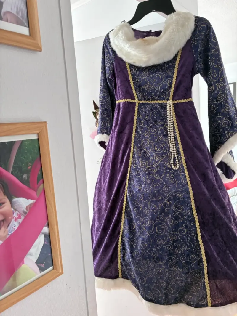 Disfraz de princesa morado - 1