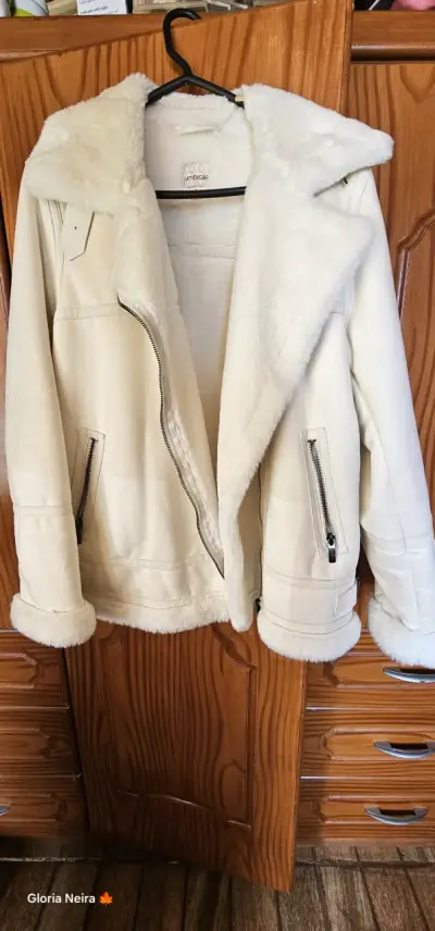 Chaqueta de abrigo blanca Umbrale - miniatura 1