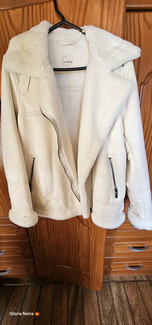 Chaqueta de abrigo blanca Umbrale - 2