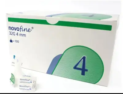 Agujas NovoFine 32G 4 mm x100 - miniatura 2