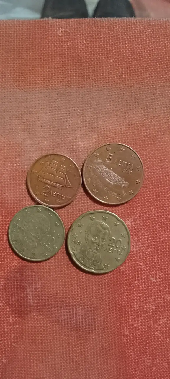 Monedas Grecia céntimos de euro
