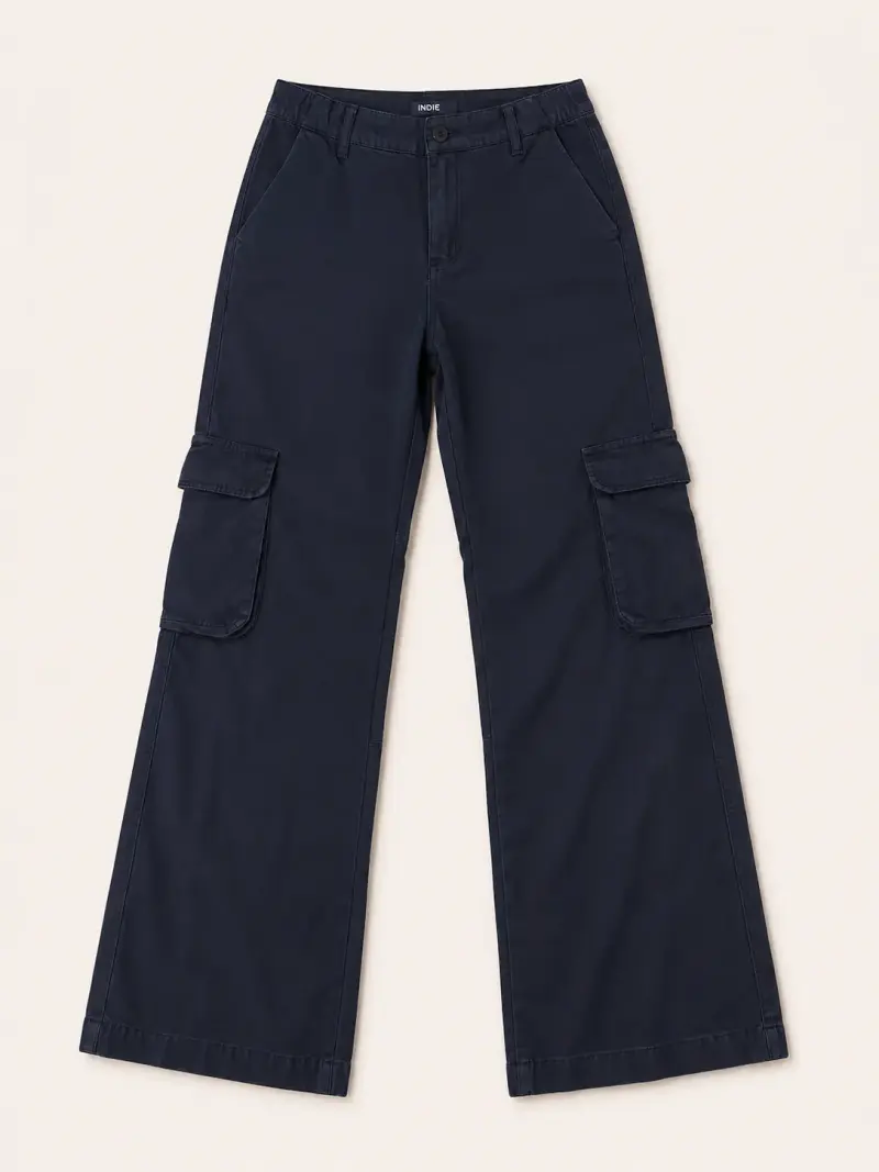 Pantalones cargo azul marino