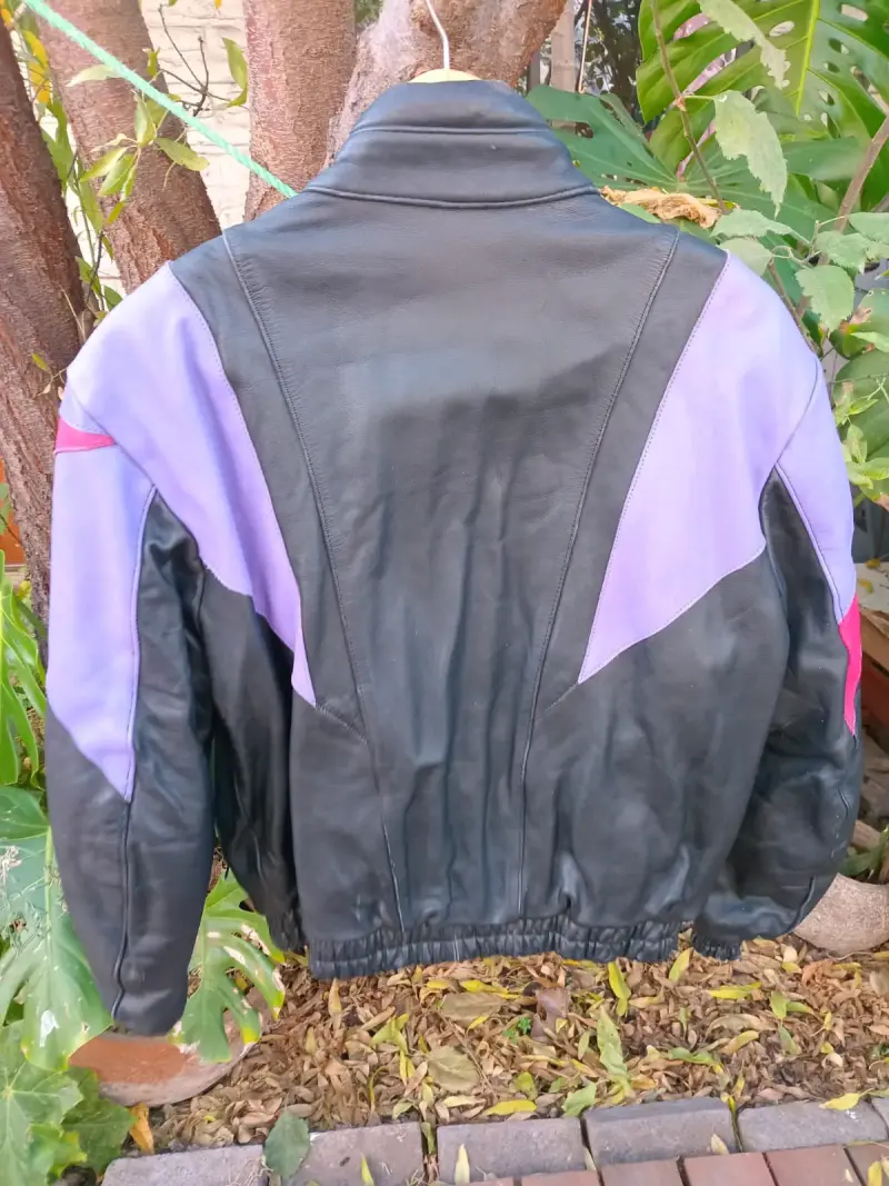 Chaqueta de cuero Sduh moto vintage - 2
