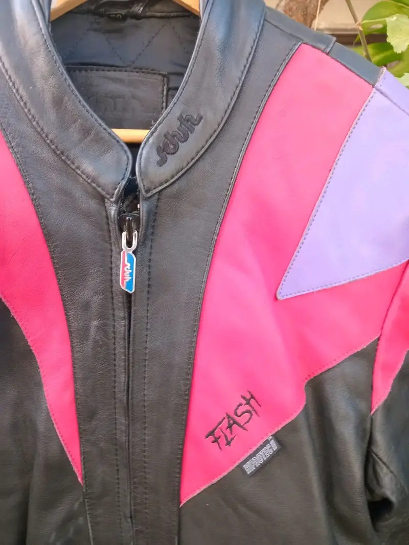 Chaqueta de cuero Sduh moto vintage - 4