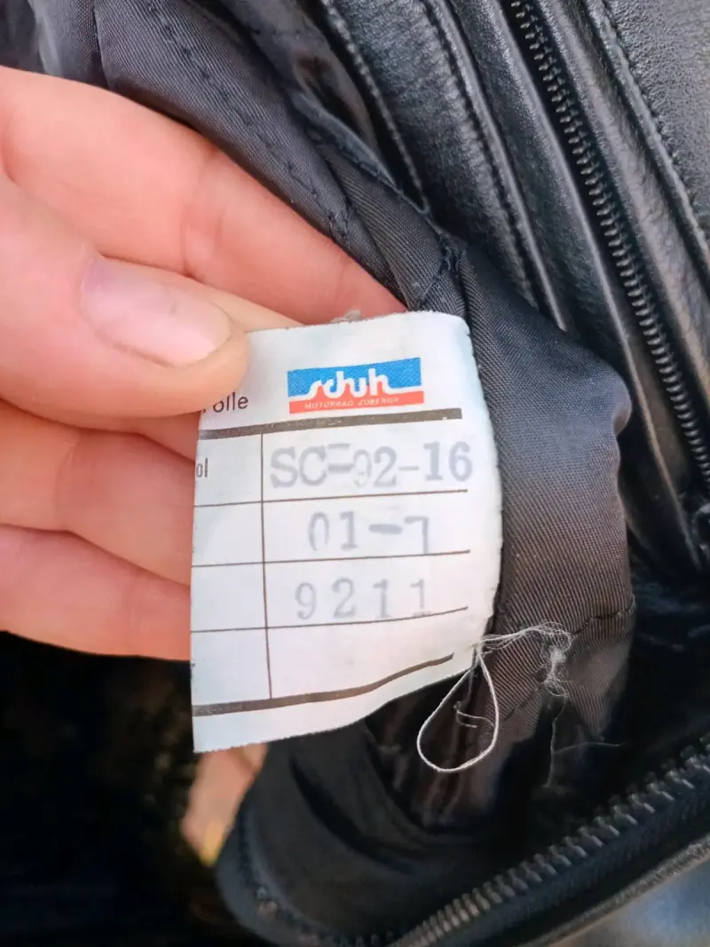 Chaqueta de cuero Sduh moto vintage - 5