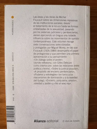 Un diálogo sobre el Poder - Michel Foucault - miniatura 2
