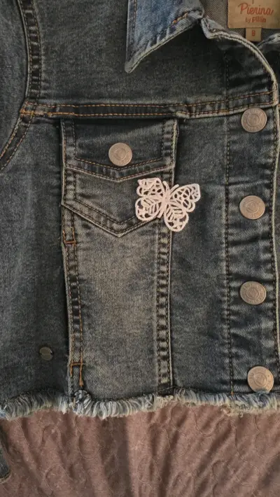 Chaqueta corta de mezclilla - miniatura 3