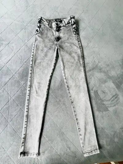 Jeans gris trenzado - miniatura 1
