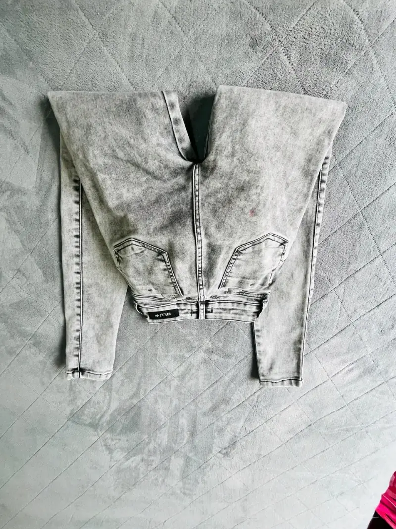 Jeans gris trenzado - 2