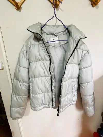 Chaqueta acolchada gris - miniatura 2