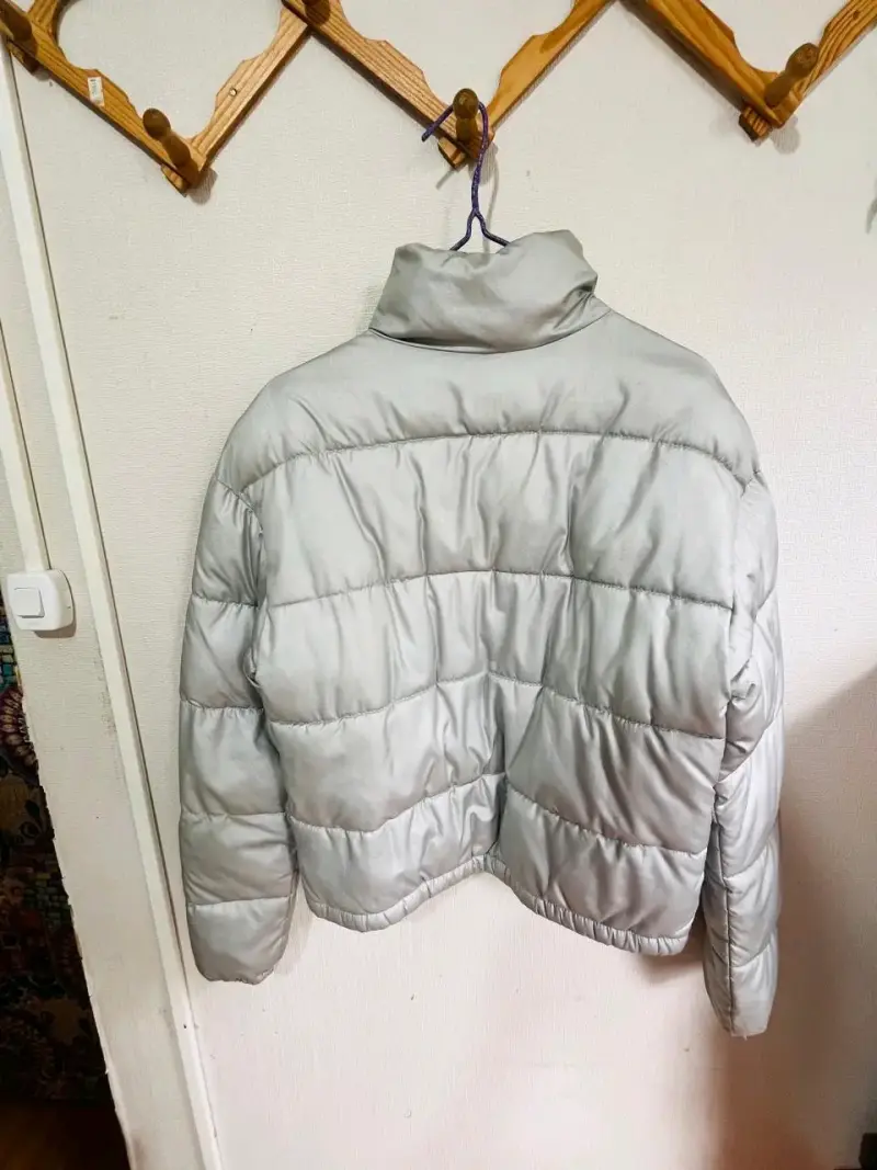 Chaqueta acolchada gris - 3