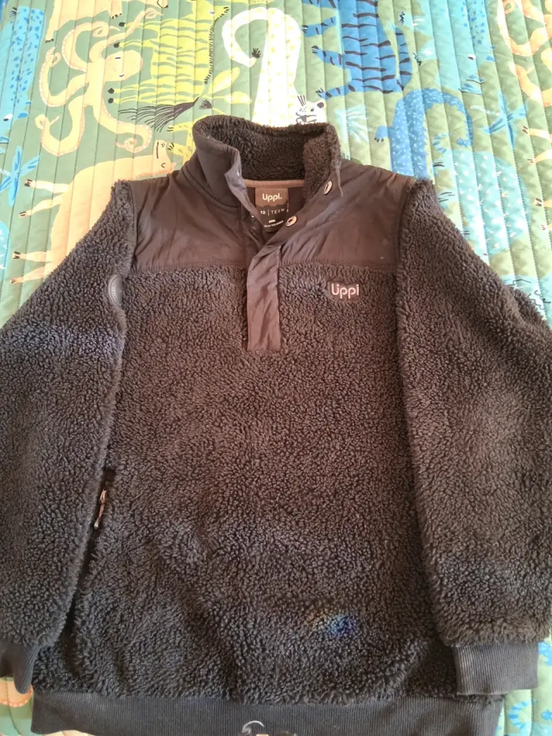 Polerón polar lippi negro talla 12 teens - 1