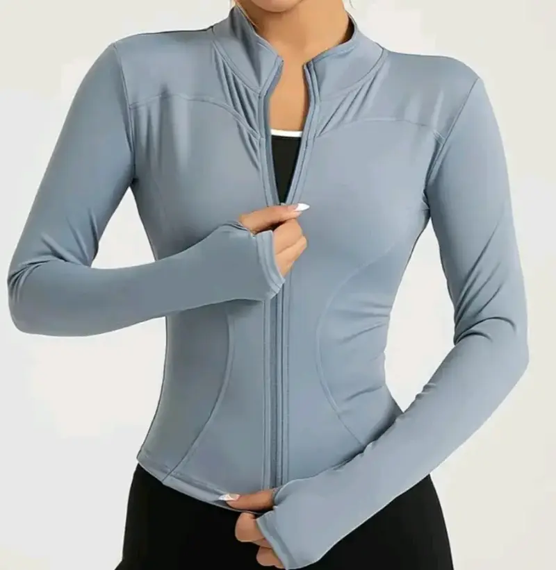Chaqueta deportiva azul mujer