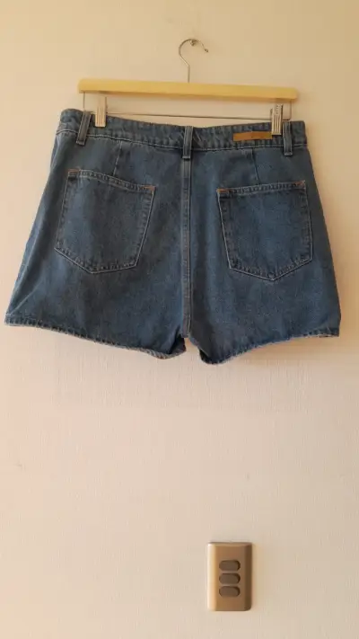 Shorts de mezclilla azul - miniatura 1