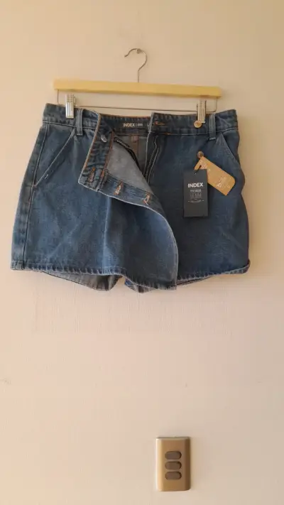 Shorts de mezclilla azul - miniatura 2