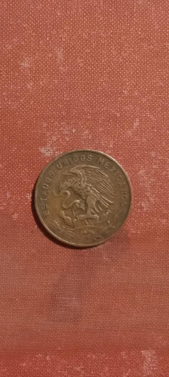 Moneda antigua México 20 centavos 1967