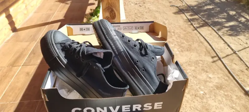 Zapatillas negras Converse - 2