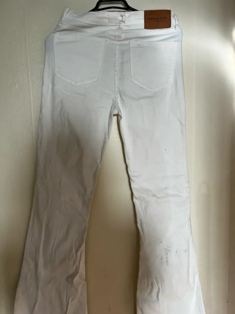 Pantalones de mezclilla blancos - 3