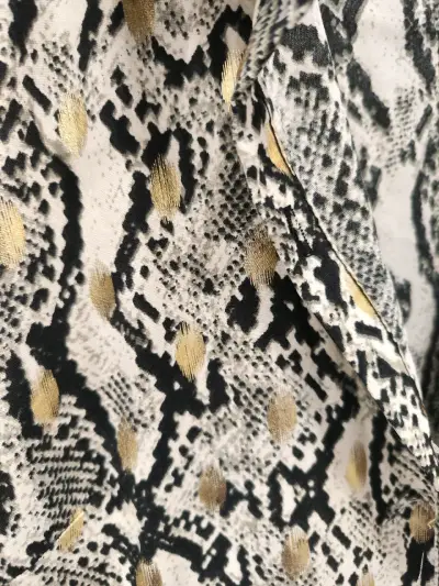 Vestido largo animal print - miniatura 3