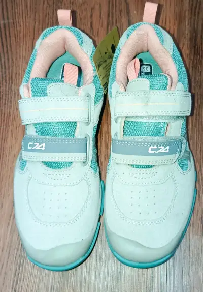 Zapatillas infantiles C74 celestes - miniatura 1