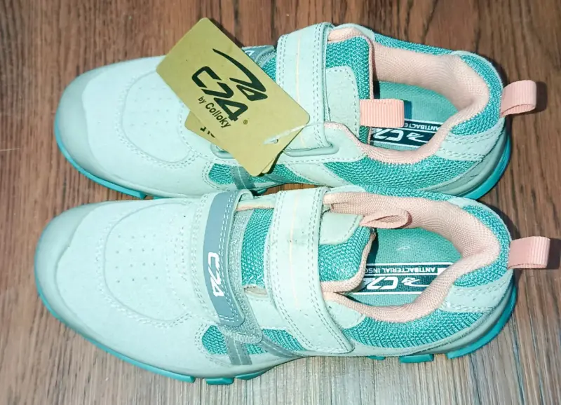 Zapatillas infantiles C74 celestes - 4