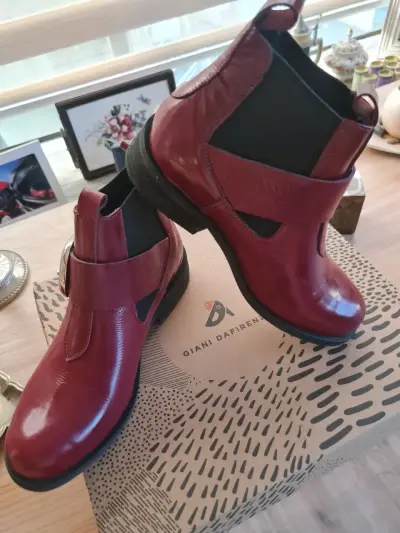 Botines burdeos Giani Dafirenze - miniatura 1