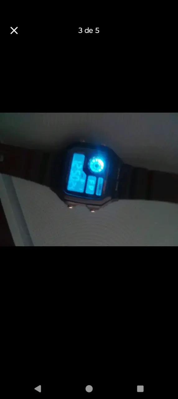Reloj digital retro resistente al agua 30 metros