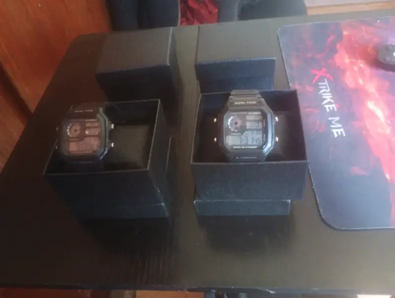 Reloj digital retro resistente al agua 30 metros - 5