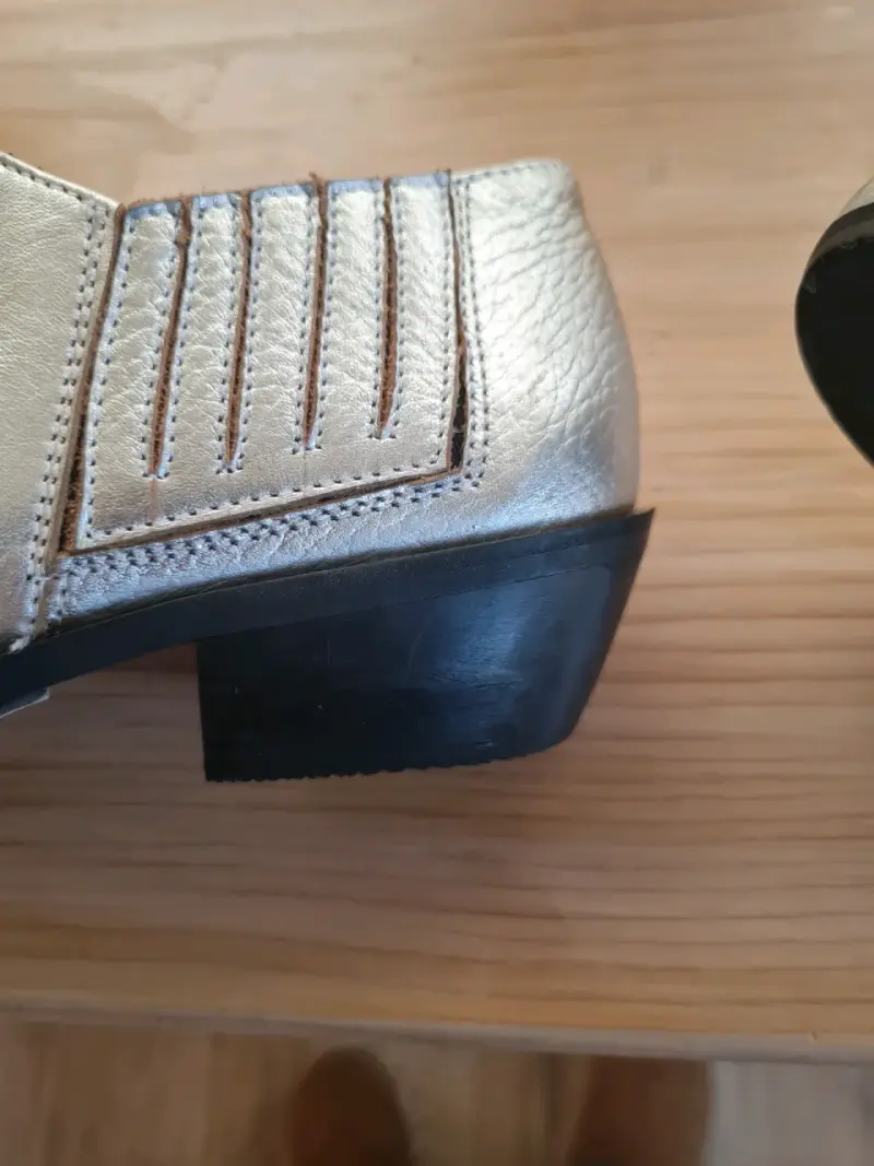 Zapatos plateados chic - 3