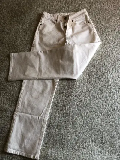 Jeans blancos para mujer - miniatura 1