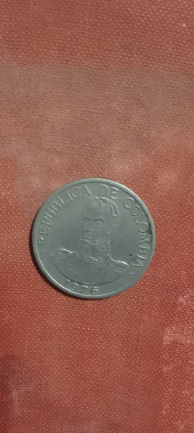 Moneda Colombia 1 peso 1976 - miniatura 1