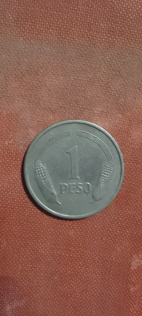 Moneda Colombia 1 peso 1976 - 2