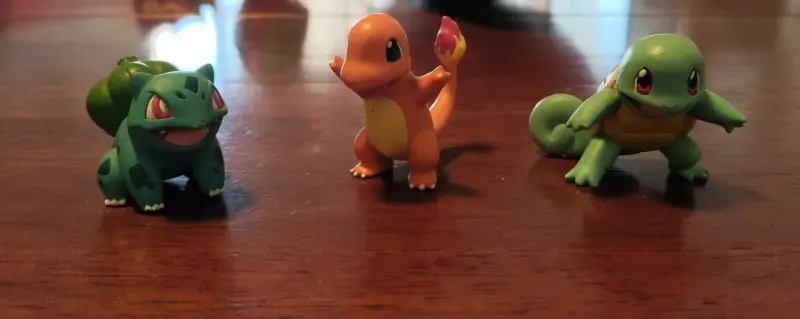 Figuras Pokémon Bulbasaur Charmander Squirtle