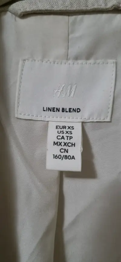 Blazer beige mujer - miniatura 2