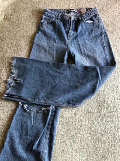 Jeans azules para mujer - miniatura 1