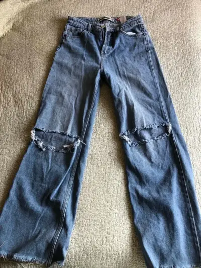 Jeans azules para mujer - miniatura 2