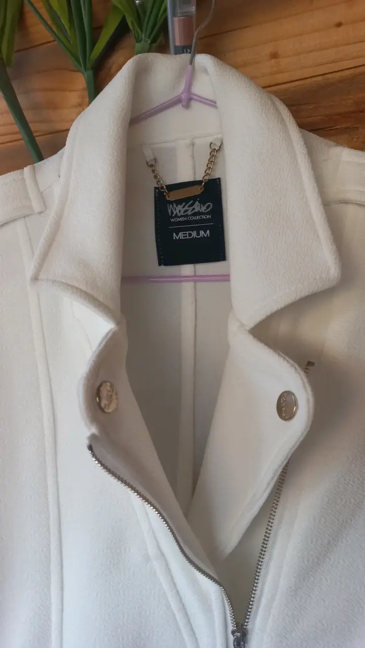 Abrigo blanco Mossimo - 1