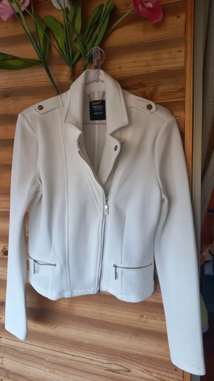 Abrigo blanco Mossimo - 3