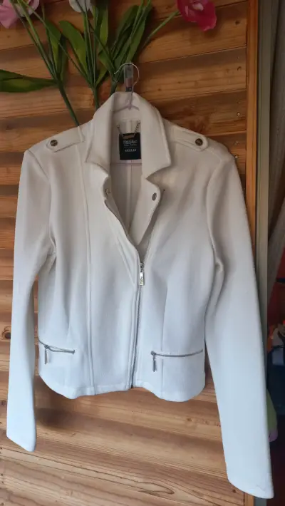 Abrigo blanco Mossimo - miniatura 3