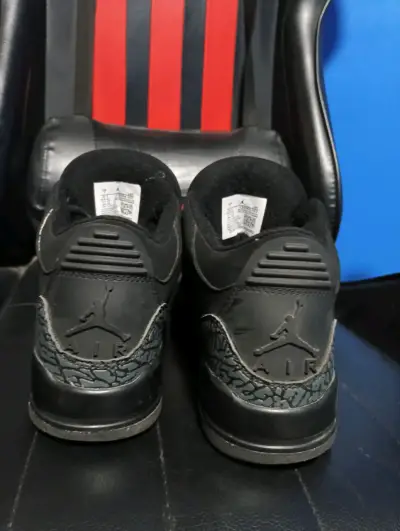 Zapatillas retro 3 black cat - miniatura 2