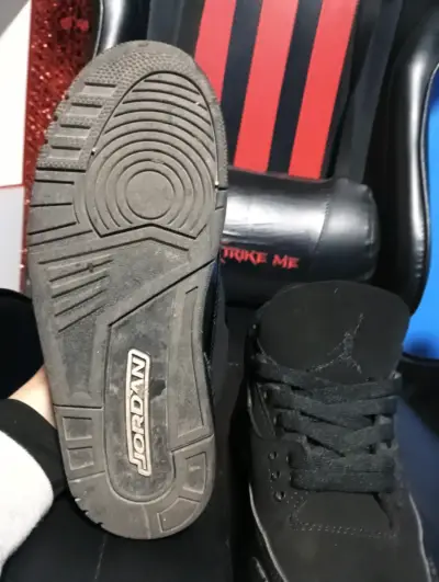 Zapatillas retro 3 black cat - miniatura 4