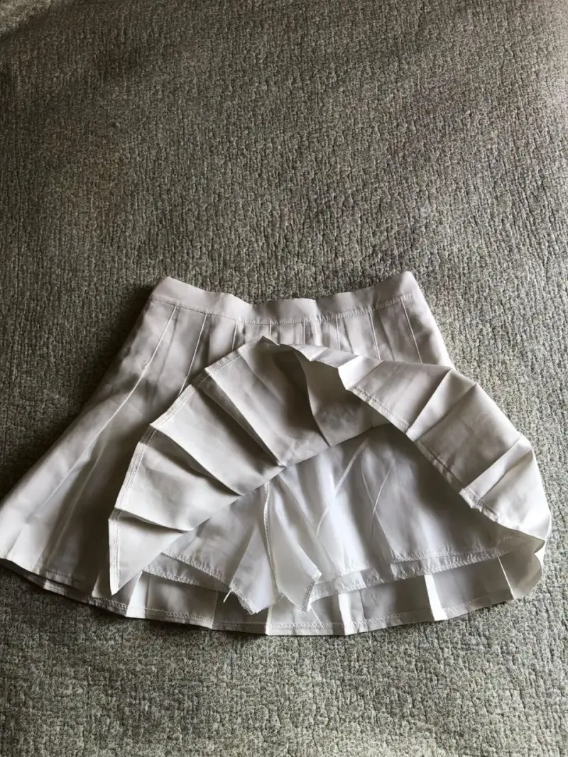 Falda plisada blanca - 2