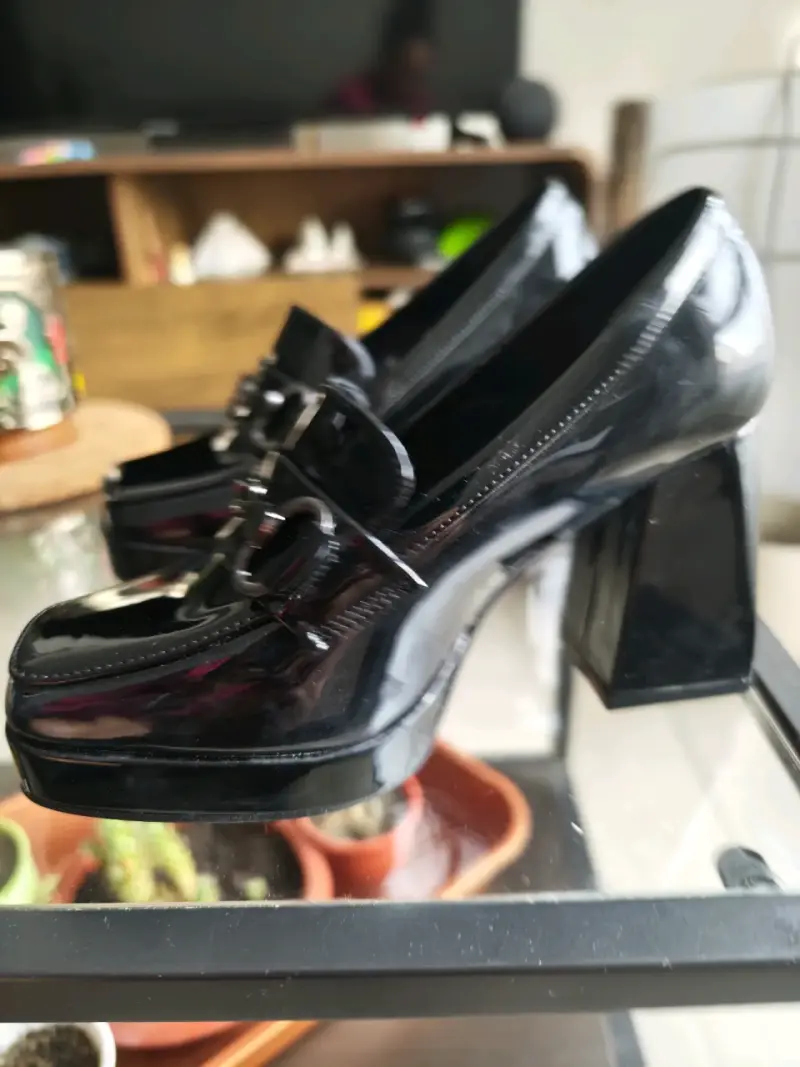 Zapatos de charol negros Weide - 3