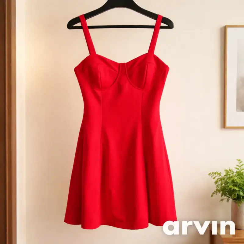 Vestido rojo elegante